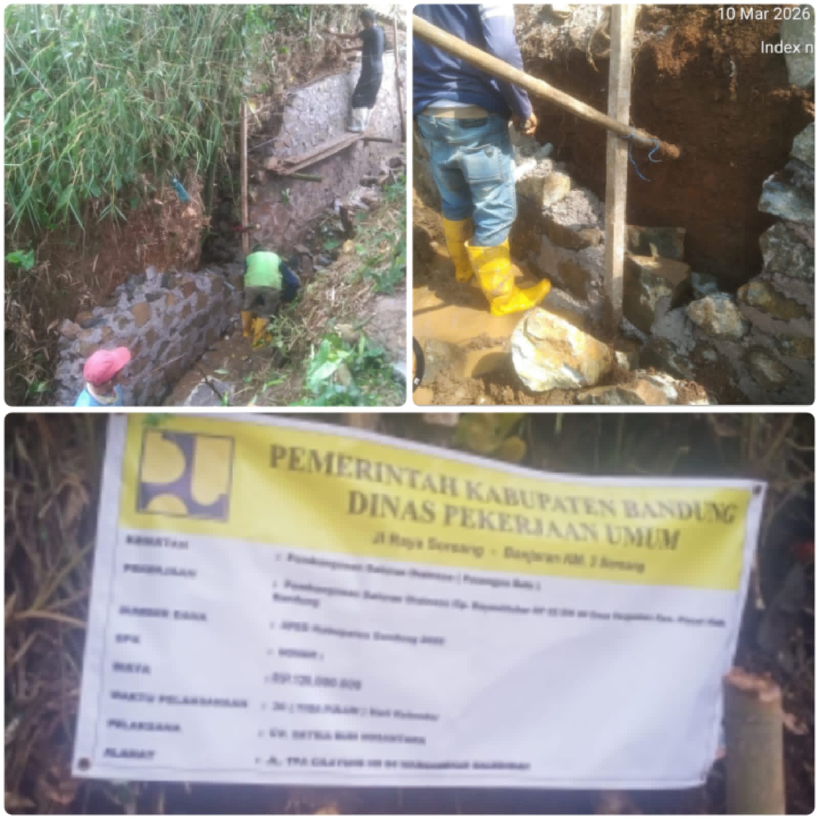 Dugaan Pembangunan TPT Desa Pangauban Rt 03/ Rw 01.Salah Prededur Penempatan Serta Tidak Sesuai Spek Dugaan Pembangunan TPT Desa Pangauban Rt 03/ Rw 01.Salah Prededur Penempatan Serta Tidak Sesuai Spek