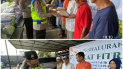 Polres Purbalingga Polda Jawa Tengah Salurkan Zakat Fitrah 1,7 Ton Beras 