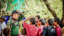 Koops TNI Papua Berbagi Kasih di Panti Asuhan Santa Susana Mimika