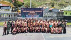 Kodim 1714/Puncak Jaya Selenggarakan Kegiatan Persami KKRI Tanamkan Nilai Kebangsaan Pada Siswa SMK Negeri 1 Mulia