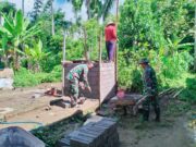 Bangun Sanitasi Babinsa Kerjen Bersama Warga, Wujud Nyata Pencegahan Penyakit