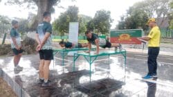 Jaga Kesiapan Fisik Prajurit, Personel Kodim 0808/Blitar Gelar Garjas Periodik I