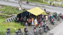 TNI dan Bulog Bersinergi, Hadirkan Program Pangan Murah Beras Dukung  Swasembada Pangan di Kab. Puncak Jaya