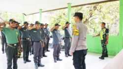 Membentuk Karakter ,Babinsa Koramil 01/Penajam Latih Linmas Tanjung