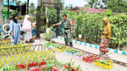 Perkuat Sinergi Dengan Warga, Babinsa Tanjung Tengah Gelar Komsos dan Monitoring