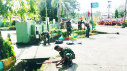 Percantik Pangkalan, Koramil 01/Penajam Kerja Bhakti Benahi Pangkalan