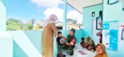 Peduli Kesehatan Ibu dan Balita,Babinsa Tanjung Tengah Bantu Giat Posyandu