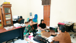 Babinsa Komsos Tingkatkan Kerjasama Bersama Perangkat Kelurahan Penajam