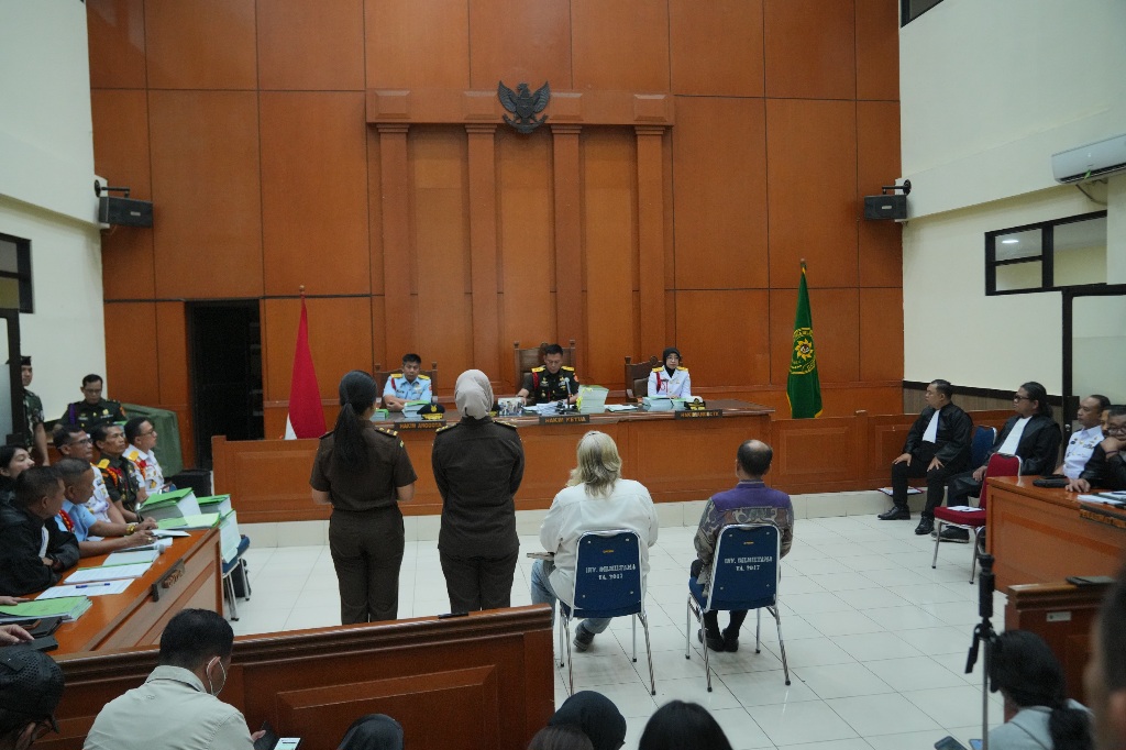 Sidang Perdana Kasus Dugaan Korupsi Satelit Navayo Digelar di Pengadilan Militer Tinggi II Jakarta