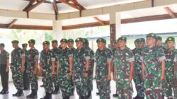 Kodim 1710/Mimika Gelar Acara Laporan Korps Kenaikan Pangkat