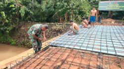 Progres Pembangunan Jembatan Garuda Tahap IV Capai 56 Persen di wilayah Kodam XVIII/Kasuari