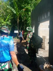 Tim Kesehatan Polkes 05-09-17 Probolinggo Dukung Sukses TMMD ke-128 Melalui Pelayanan Kesehatan