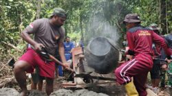 TMMD ke-128 Kodim 1801/Manokwari Cor Jalan 600 Meter di Kampung Tanah Rubuh, Percepat Akses dan Ekonomi Warga