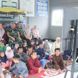 Dandim 0913/PPU Ikuti Launching Program “Bimbel Bersama Ceria” oleh Pangdam VI/Mulawarman