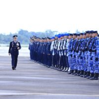 Komandan Lanud Sultan Hasanuddin Pimpin Upacara Peringatan HUT ke-80 TNI Angkatan Udara