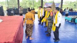 Wujud dukungan Terhadap Pariwisata, Babinsa Wonosari Hadiri Festival Seribu Ketupat