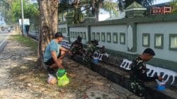 Dalam rangka mendukung kegiatan TMMD ke-128, personel Satgas Kodim 0908/Bontang terus menunjukkan dedikasi dan semangat pengabdian