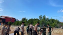 SEMANGAT LUAR BIASA SATGAS TMMD KE-128 KODIM 0908/BONTANG