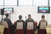 Dandim 0913/PPU Bersama Forkopimda PPU Ikuti Launching Peresmian Operasionalisasi 1061 Titik DKMP oleh Presiden RI