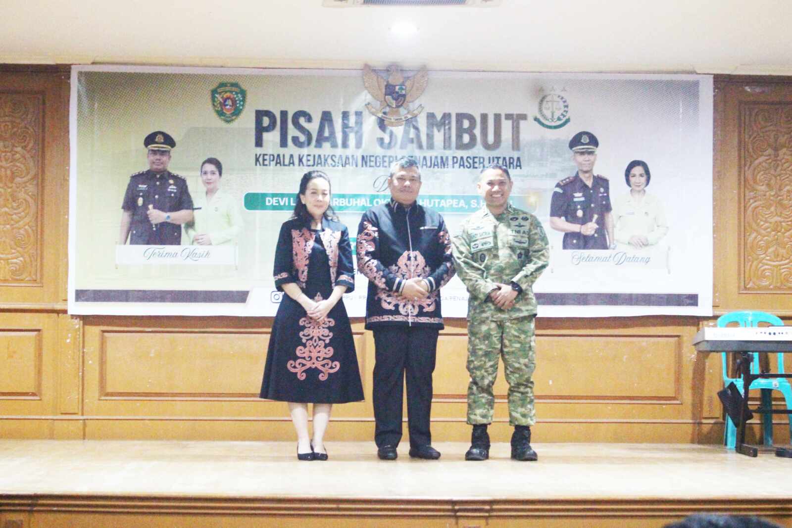 Dandim 0913/PPU Hadiri Pisah Sambut Kepala Kejaksaan Negeri PPU