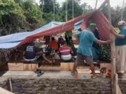 Pembangunan Jembatan Garuda di Desa Gita Masuki Tahap Persiapan Pengecoran