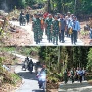Jalan Cor TMMD Ke-128 Kodim 1801/Manokwari Rampung 100 %, Sudah Dapat Digunakan Warga