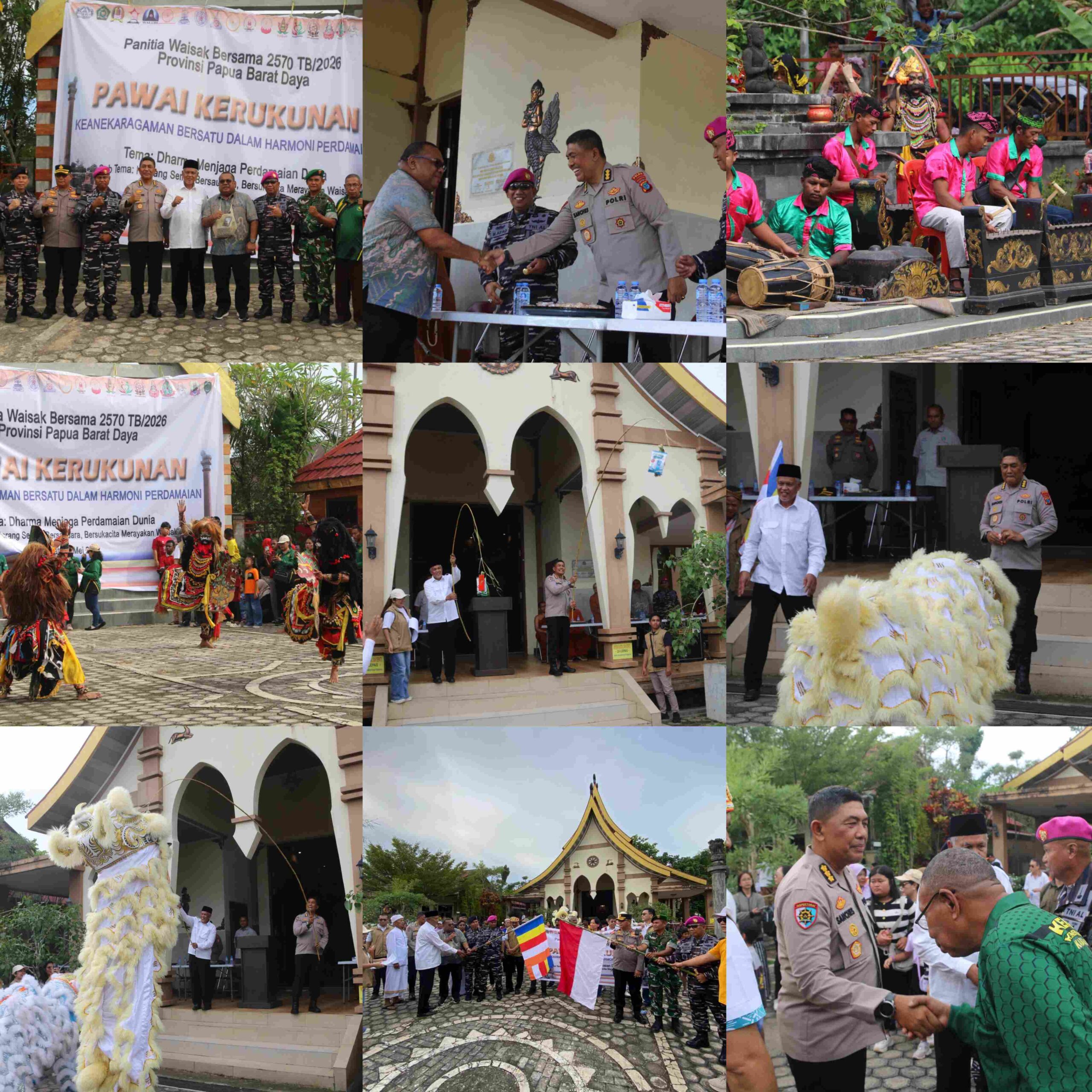 *Pawai Kerukunan Warnai Waisak di Sorong, Irwasda Polda Papua Barat Daya: Perbedaan Justru Perekat Persatuan* *Pawai Kerukunan Warnai Waisak di Sorong, Irwasda Polda Papua Barat Daya: Perbedaan Justru Perekat Persatuan*