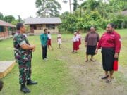 Bentengi Generasi Muda dari Bahaya Narkoba, Satgas TMMD ke-128 Kodim 1801/Manokwari Berikan Penyuluhan di SD Inpres 62 Asai