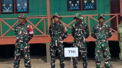 Antusiasme Tinggi Warnai Upacara Hardiknas di SD Naena Kekwa Bersama Satgas TMMD Kodim 1710/Mimika
