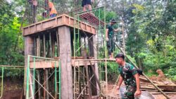 Pembuatan Tandon Air TMMD Ke-128 di RT 20 RW 07 Brabe Capai 50 Persen