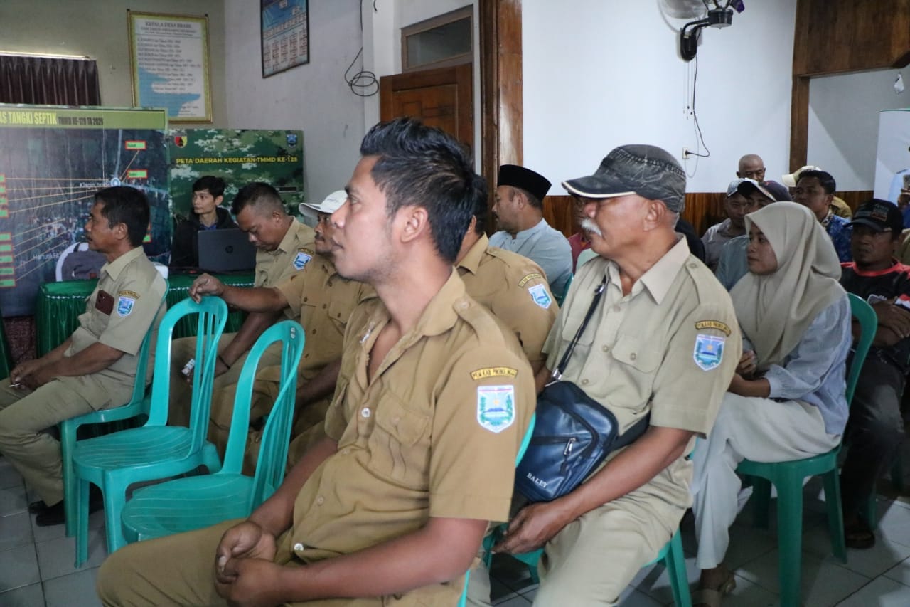 BPBD Probolinggo Gelar Sosialisasi Penanggulangan Bencana di Lokasi TMMD Ke-128 Kodim 0820/Probolinggo