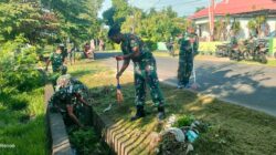 Peduli Kebersihan, Personel Kodim 1505/Tidore Gelar Jumat Berkah, Bersihkan Masjid dan Lingkungan 