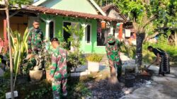 RTLH Ibu Srihayati Tuntas 100 Persen, Satgas TMMD Ke-128 Gelar Pembersihan Lingkungan Sekitar Rumah