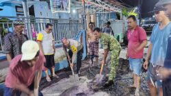 Pererat Kebersamaan, Satgas Kerjabakti Bersama Masyarakat Desa Brabe Pererat Kebersamaan, Satgas Kerjabakti Bersama Masyarakat Desa Brabe