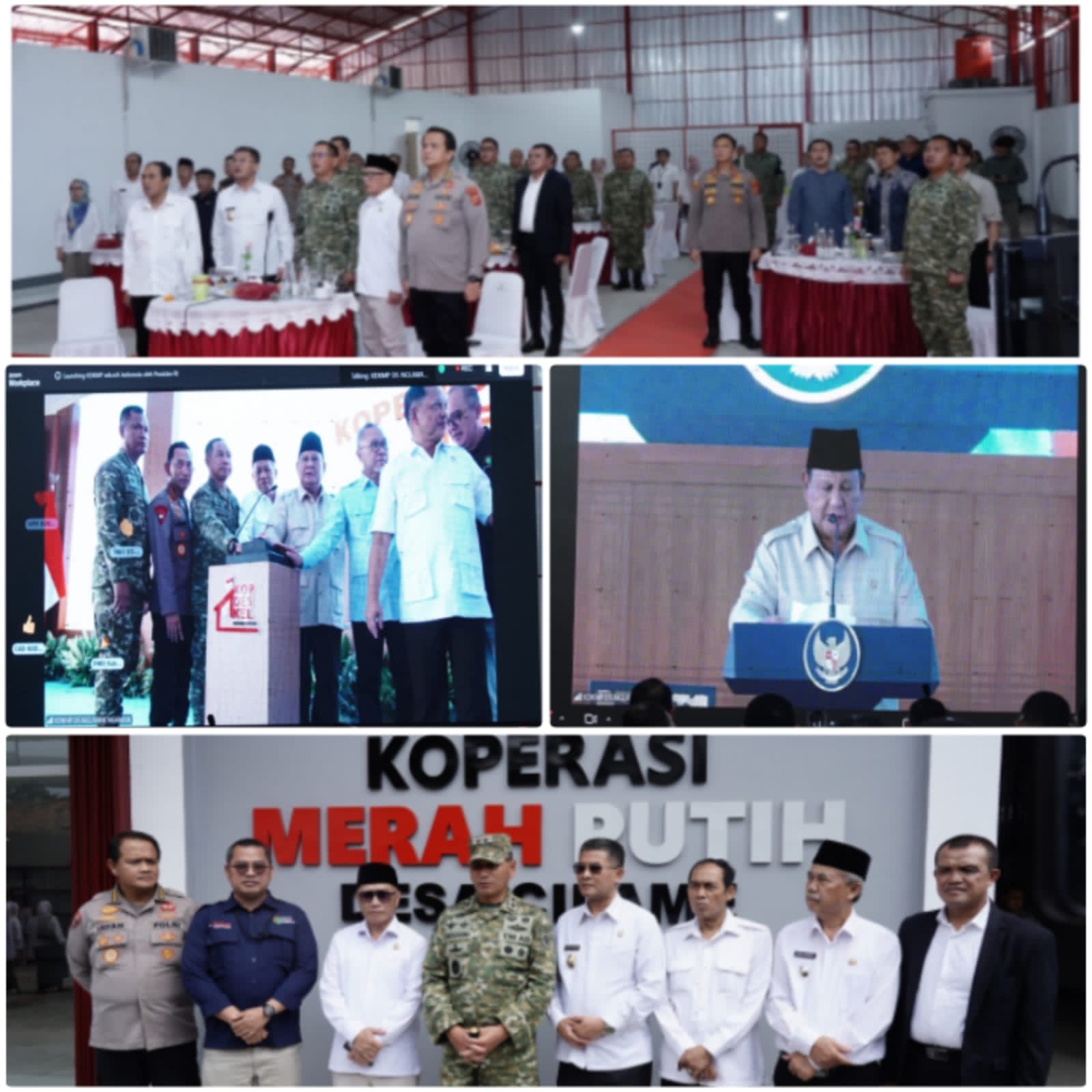 Pangdam III/Slw Hadiri Launching KDKMP Bersama Presiden RI