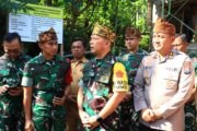 Tim Wasev Sterad TNI Melakukan Kunjungan Kerja Ke Lokasi Program TMMD Ke 128 di Desa Brabe