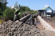 Progres Pembuatan Badan Jalan TMMD Ke-128 Kodim 0908/Bontang Capai Tahap Penimbunan