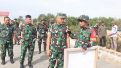 Tim Wasev Sterdam VI/Mulawarman Tinjau Langsung Progres TMMD Ke-128 Kodim 0908/Bontang