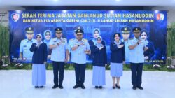 Kolonel Pnb Vincentius Endy Hadi Putra Resmi Jabat Danlanud Sultan Hasanuddin