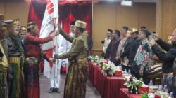 Dandim 0913/PPU Hadiri Pengukuhan dan Pelantikan Badan Pengurus Daerah KKSS