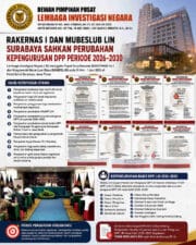 LIN Perbarui Kepengurusan DPP, Rakernas I dan Mubeslub Surabaya Jadi Momentum