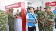 Kunker Asrenum Panglima TNI Di Dampingi Dandim 0808/Blitar Tinjau KDKMP Di Blitar