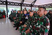 Pangdam VI/Mulawarman Kunjungi Kodim 0908/Bontang, Berikan Arahan kepada Prajurit