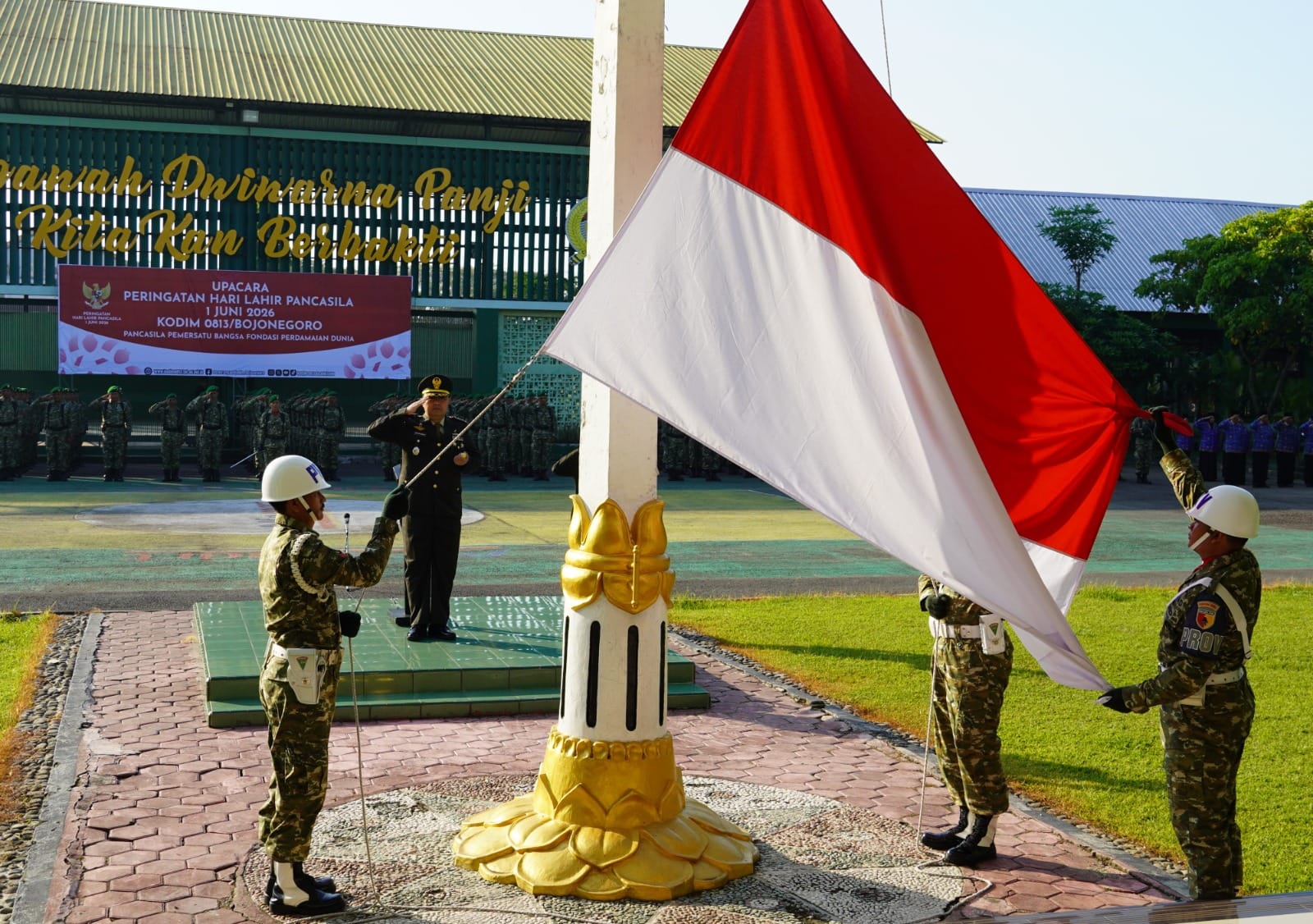 Peringati Harlah Pancasila 2026, Kodim Bojonegoro Gelar Upacara Bendera Peringati Harlah Pancasila 2026, Kodim Bojonegoro Gelar Upacara Bendera