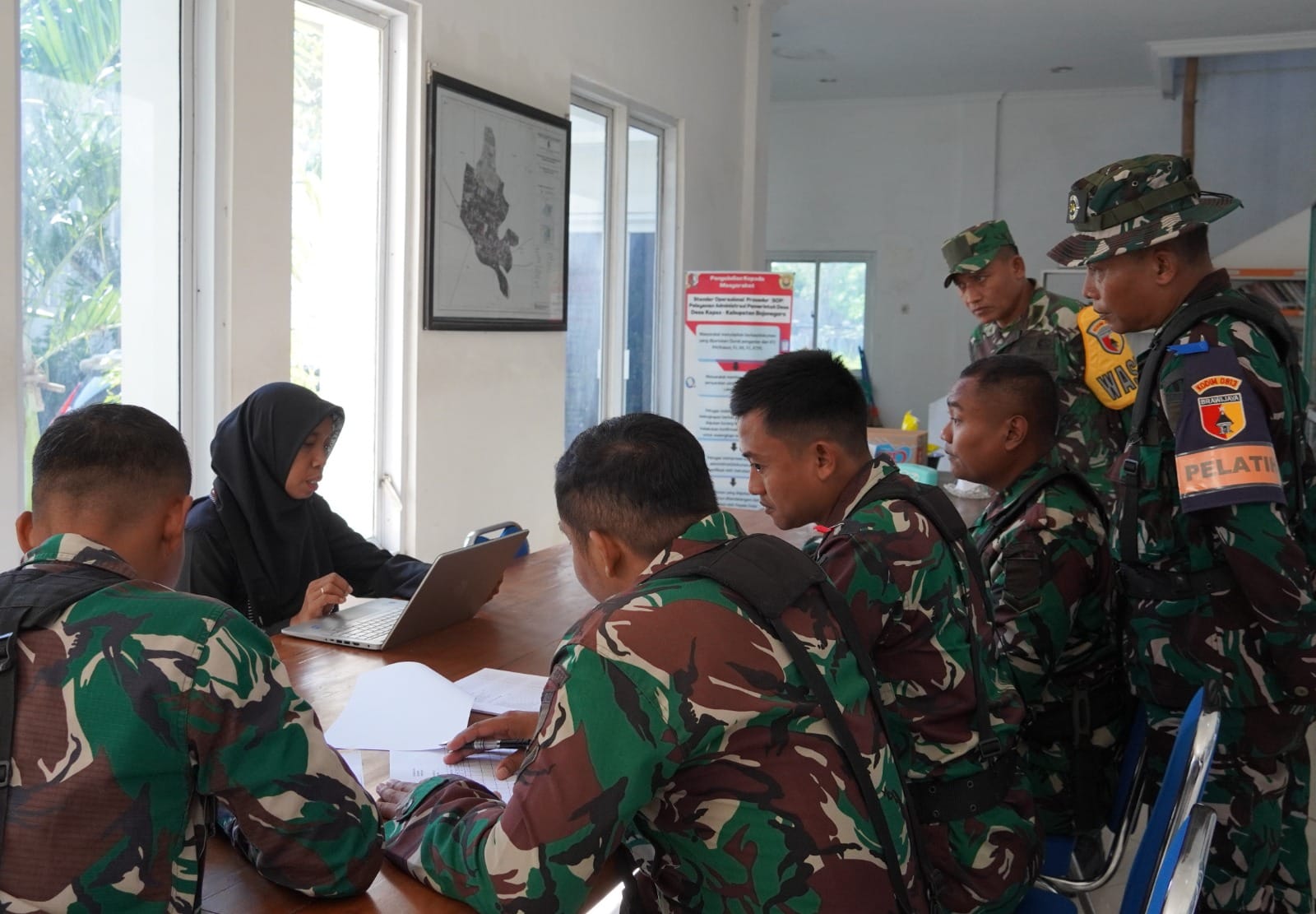 Tingkatkan Kemampuan Prajurit Teritorial, Kodim Bojonegoro Gelar Latnister Proglatsi Sistem Blok Ketahanan Pangan Terpadu