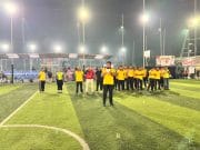 Turnamen Mini Soccer Antarbagian Polresta Berlangsung Semarak dalam Nuansa Bhayangkara