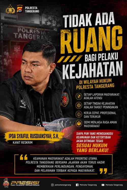 IPDA Syaiful Rusdiansyah, Perwira Reskrim yang Mengedepankan Pendekatan Humanis dan Penegakan Hukum Tegas