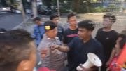 Aksi Penolakan Kenaikan BBM oleh LMND Diwarnai Ketegangan dengan Pengemudi Ambulans RSCM