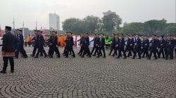 HUT Jakarta di Monas: Defile Pasukan hingga Amanat Soal Kota Global