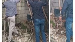 Rumah Warga Di Kampung Petir Roboh Diterjang Hujan an Angin, Aparat Desa Bersama Warga Bergerak Cepat Lakukan Penanganan